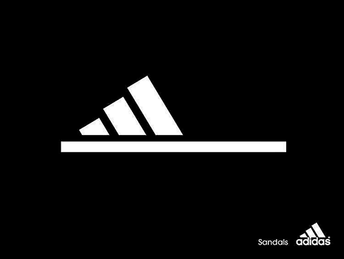 Quand Adidas joue avec son logo